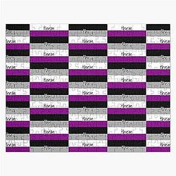 Asexual Flag Puzzles - Asexual/Ace Pride Flag (They/Them) Jigsaw Puzzle RB1901