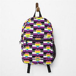 Asexual Flag Backpacks - Panromantic Asexual Flag Backpack RB1901