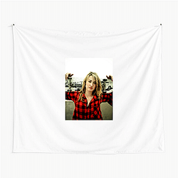 Indie Screen Queen Ashley Johnson Tapestries