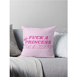 Ashnikko Daisy Lyrics: Fuck a Princess I'm a King Throw Pillow