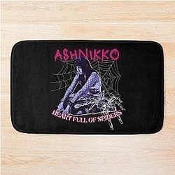 Ashnikko Weedkiller Heart Full of Spiders Bath Mat