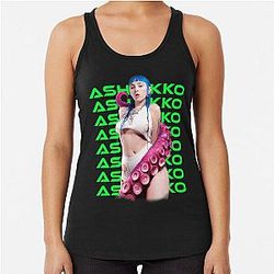 Ashnikko 	 (Pink	 Racerback Tank Top