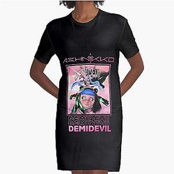 ashnikko pink Graphic T-Shirt Dress