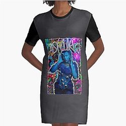 Ashnikko blue devil  Graphic T-Shirt Dress