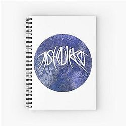 ashnikko moon Spiral Notebook