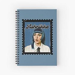 Ashnikko Fan Art and Edit  Spiral Notebook