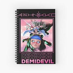 ashnikko pink Spiral Notebook