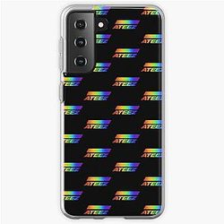Ateez Cases - Ateez Rainbow Logo Samsung Galaxy Soft Case RB0608
