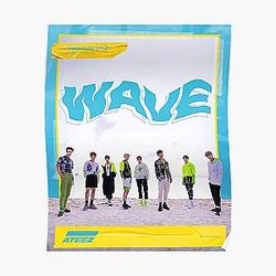 Ateez Posters - Ateez-wave Poster RB0608