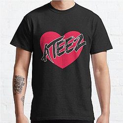 Ateez T-shirts - Ateez Heart Graphic Tee