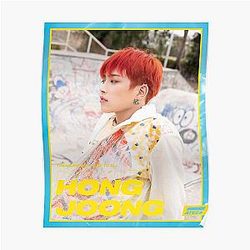 Ateez Posters - ATEEZ WAVE Hongjoong Poster RB0608