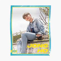 Ateez Posters - ATEEZ WAVE Jongho Poster RB0608