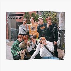 Ateez Posters - ATEEZ Kpop Poster Poster RB0608