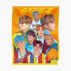 Ateez Posters - ATEEZ [에이티즈] Fanart Poster RB0608