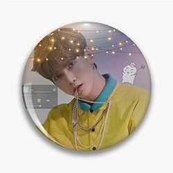 Ateez Pins - Ateez Yeosang Wave and illusion  Pin RB0608