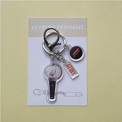 Ateez Keychains - Ateez Kpop Light Stick Keyring