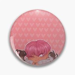 Ateez Pins - San and kitties Pin RB0608