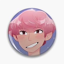 Ateez Pins - San - Pink Hair Pin RB0608