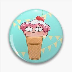 Ateez Pins - Ice Cream SANdae Pin RB0608