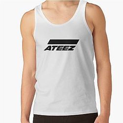 Ateez Tank Tops - ATEEZ Logo Merchandise Tank Top RB0608