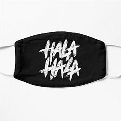 Ateez Face Masks - ATEEZ HALA HALA white Flat Mask RB0608