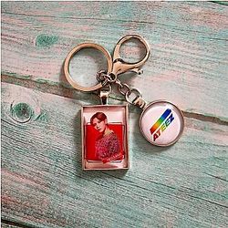 Ateez Keychains - Yeosang Metal Ateez Key Holder