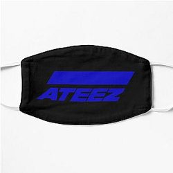 Ateez Face Masks - ATEEZ Logo (Action to Answer) (Blue) Flat Mask RB0608