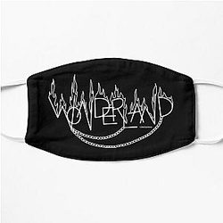 Ateez Face Masks - ATEEZ Wonderland white Flat Mask RB0608