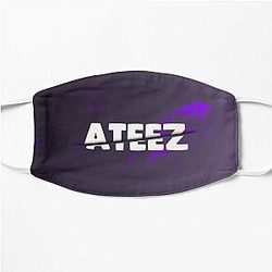 Ateez Face Masks - Ateez Sliced Text Flat Mask RB0608