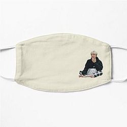 Ateez Face Masks - Cute Ateez Yunho Blonde Hair Pajamas  Flat Mask RB0608