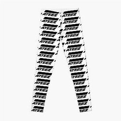 Ateez Leggings - ATEEZ Logo (Black) Leggings RB0608