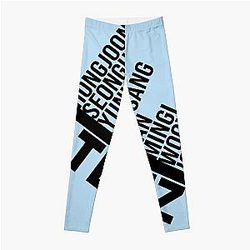 Ateez Leggings - Ateez Kpop Members Boy Group Logo T-Shirt Leggings RB0608