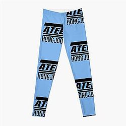 Ateez Leggings - Ateez Hong Joong Boyband Kpop Logo T-Shirt Leggings RB0608