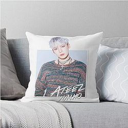 Ateez Pillows - Ateez Yunho Throw Pillow Cover RB0608