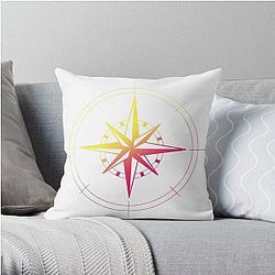 Ateez Pillows - ATEEZ Compass (FEVER Themed) Throw Pillow Cover RB0608