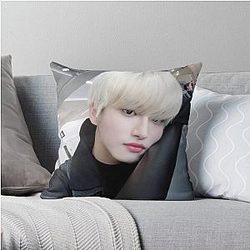 Ateez Pillows - ATEEZ Seonghwa Selca 2 Throw Pillow Cover RB0608