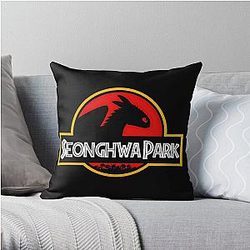 Ateez Pillows - Seonghwa Park Logo Throw Pillow Cover RB0608