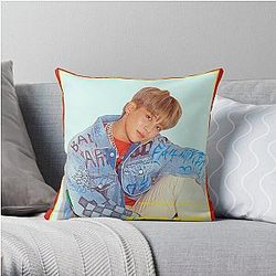 Ateez Pillows - ATEEZ ILLUSION Jongho Throw Pillow Cover RB0608