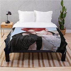Ateez Blanket - ATEEZ Action to Answer MINGI  Throw Blanket RB0608