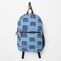 Ateez Backpacks - Ateez Hong Joong Boyband Kpop Logo T-Shirt Backpack RB0608