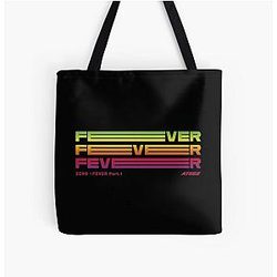 Ateez Bags - KPOP ATEEZ ZERO : FEVER Part.1 All Over Print Tote Bag RB0608