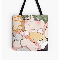 Ateez Bags - ATEEZ Choi San All Over Print Tote Bag RB0608