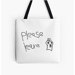Ateez Bags - ATEEZ please leave All Over Print Tote Bag RB0608
