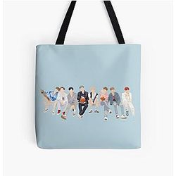 Ateez Bags - ATEEZ Wave All Over Print Tote Bag RB0608
