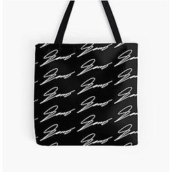 Ateez Bags - ATEEZ SEONGHWA SIGNATURE All Over Print Tote Bag RB0608