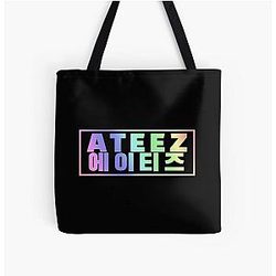 Ateez Bags - ATEEZ KPOP All Over Print Tote Bag RB0608