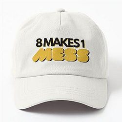 Ateez Hats &amp; Caps - 8 MAKES 1 MESS ATEEZ Dad Hat RB0608