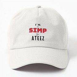 Ateez Hats &amp; Caps - SIMP for Ateez Dad Hat RB0608