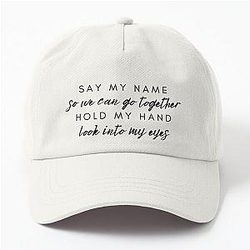 Ateez Hats &amp; Caps - Say My Name Lyrics English Ateez Dad Hat RB0608