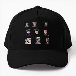 Ateez Hats &amp; Caps - Ateez flowers crown  Baseball Cap RB0608